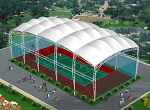 網球場膜結構頂棚/雨棚/遮陽棚有什么優(yōu)點？