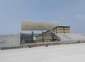 焦作膜結(jié)構(gòu)看臺【澍青醫(yī)學院修武校區(qū)等】設計施工案例