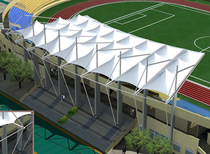 漯河膜結(jié)構(gòu)看臺【漯河食品職業(yè)學院等】設計方案