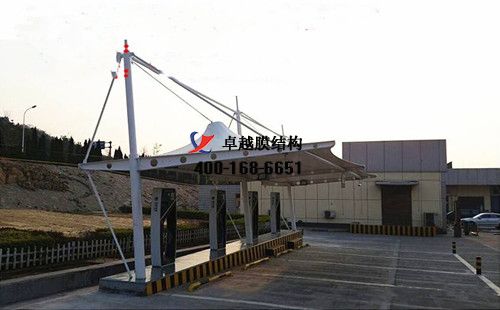 張家口膜結(jié)構(gòu)充電站樁停車棚/雨棚【保勝公司等】工程設計施工案例