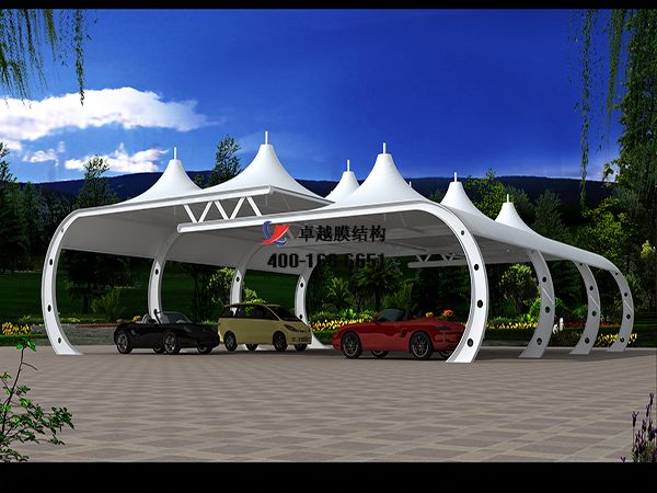 漢中膜結(jié)構(gòu)車棚【漢中精測電器有限責任公司-停車棚】設(shè)計施工案例      我們在漢中做了幾個膜結(jié)構(gòu)設(shè)計施工案例，我們在漢中承接了漢中精測電器有限責任公司-停車棚、漢中漢江機械有限責任公司-停車棚、漢中