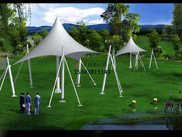 伊寧張拉<font color='red'>膜結(jié)構(gòu)景觀</font>設(shè)計(jì)施工【案例圖片】