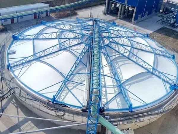 潮州市污水池處理池膜結(jié)構封閉反吊膜加蓋設計公司【圖片】