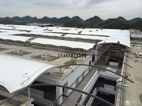 三門膜結(jié)構加油站頂棚【生產(chǎn)廠家】　