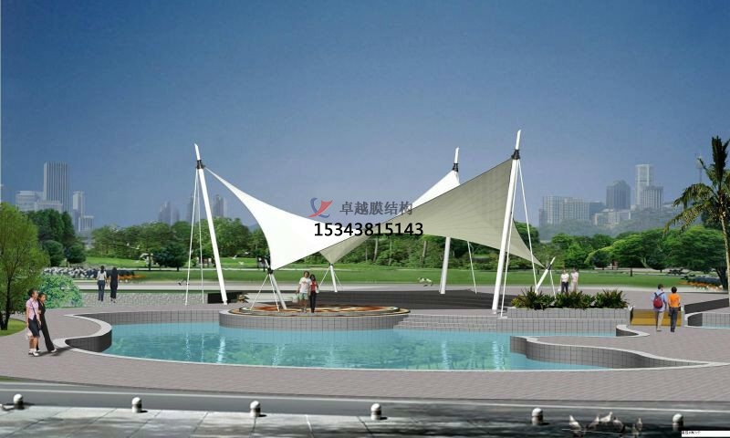 石家莊開(kāi)封張拉膜結(jié)構(gòu)景觀小品