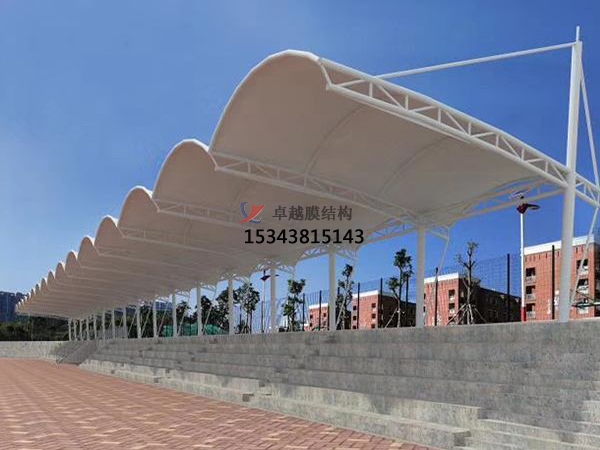 雞澤膜結構看臺雨棚設計施工安裝