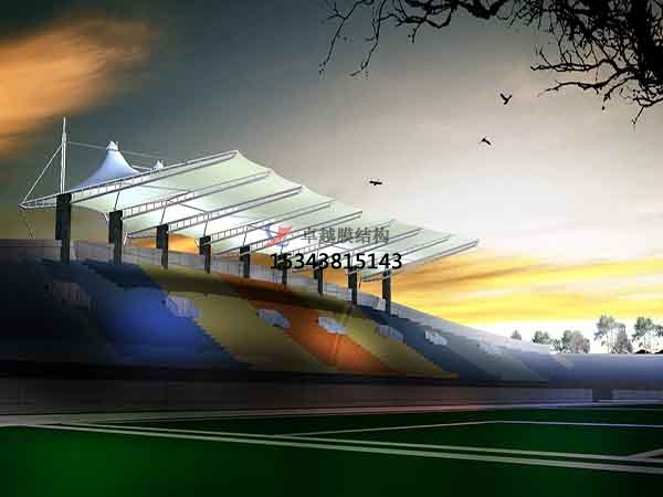 ?？的そY(jié)構(gòu)看臺/主席臺/舞臺【膜結(jié)構(gòu)施工】