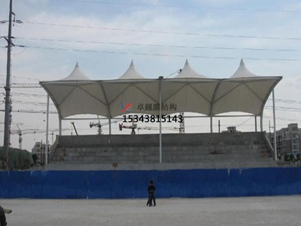 柏鄉(xiāng)體育場看臺膜結構/舞臺罩棚【設計安裝】