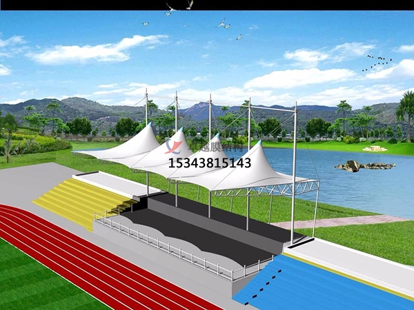 ?？刁w育場看臺(tái)膜結(jié)構(gòu)/舞臺(tái)罩棚【生產(chǎn)安裝】