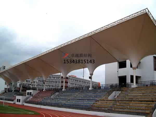京山體育場看臺(tái)膜結(jié)構(gòu)/舞臺(tái)罩棚【生產(chǎn)安裝】