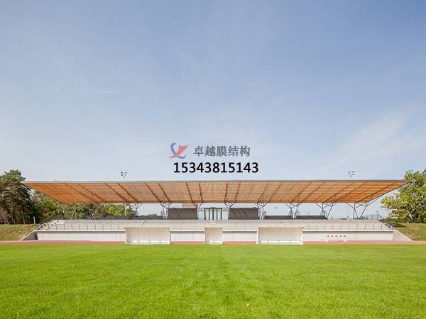 宜城體育場看臺(tái)膜結(jié)構(gòu)/舞臺(tái)罩棚【生產(chǎn)安裝】