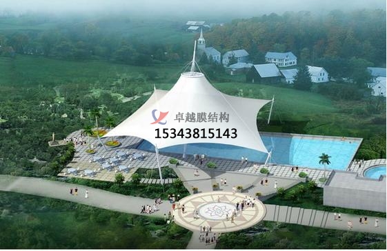 金昌膜結構游樂場/水上樂園/造浪池/游泳池/兒童樂園遮陽棚廠家【膜結構設計】