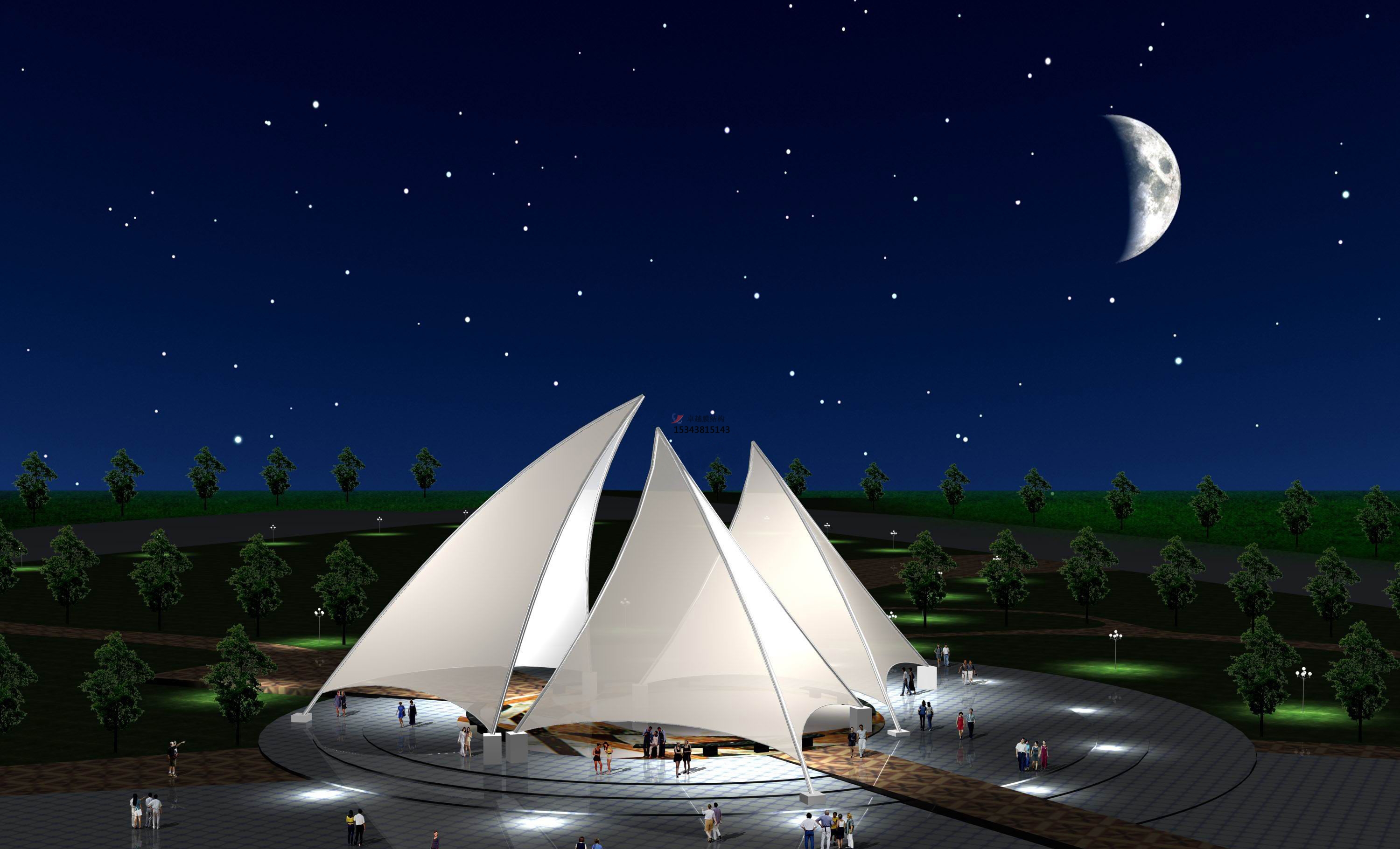 益陽膜結(jié)構景觀