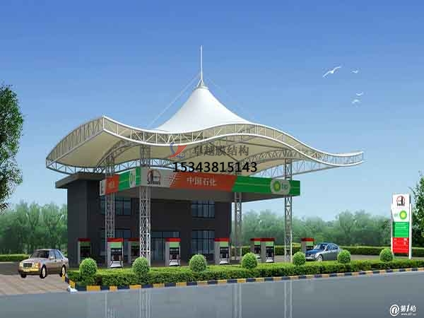 長春加油站罩棚設(shè)計(jì)安裝