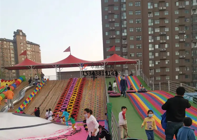 信陽(yáng)戶外網(wǎng)紅親子樂園遮陽(yáng)棚生產(chǎn)