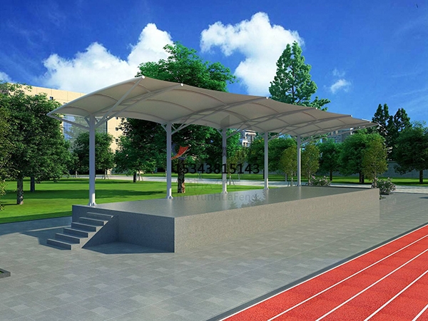 河池膜結(jié)構(gòu)公司【學(xué)校<font color='red'>膜結(jié)構(gòu)景觀</font>看臺(tái)】河池膜結(jié)構(gòu)廠家