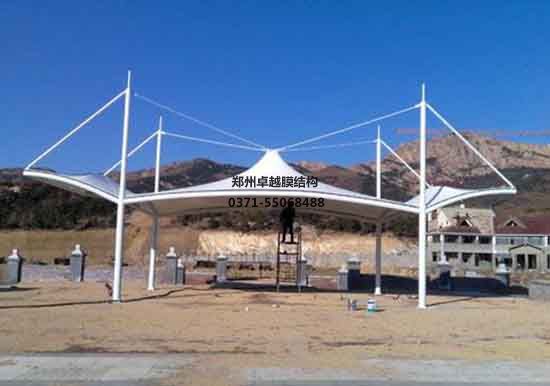 天津張拉膜籃球場遮陽棚生產廠家設計施工【天津大學張拉膜籃球場遮陽棚】等項目