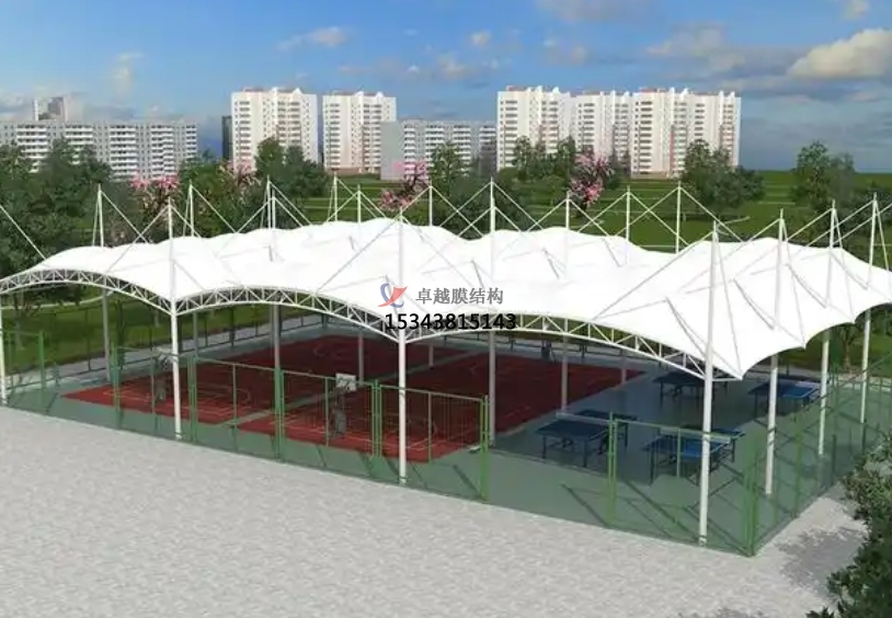 網(wǎng)球場(chǎng)膜結(jié)構(gòu)